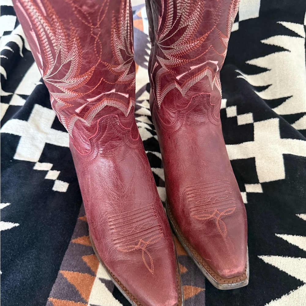 Shyanne Red Western Cowboy Boots